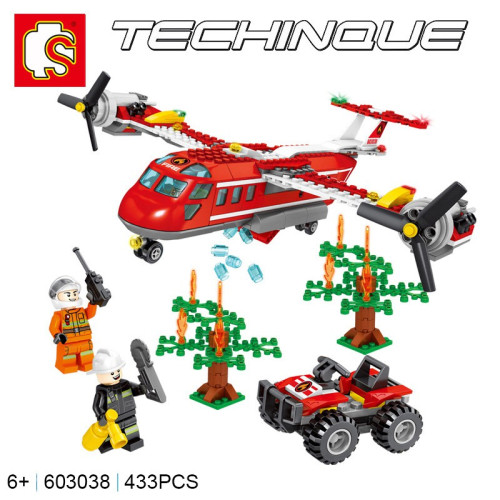 SEMBO 603038 Fire Frontline: Forest Fire Fighting Aircraft Technic