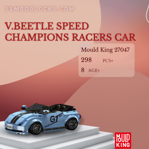 MOULD KING 27047 Technician V.Beetle Speed Champions Racers Car