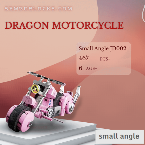 Small Angle JD002 Creator Expert Dragon Motorcycle