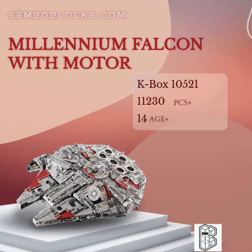 K-Box 10521 Star Wars Millennium Falcon With Motor