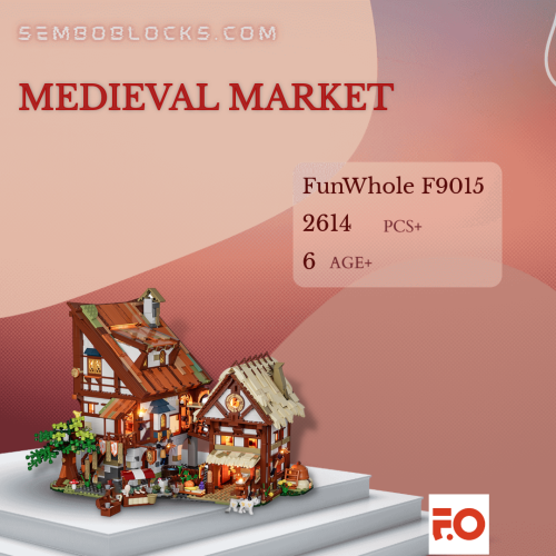 FunWhole F9015 Creator Expert Medieval Market