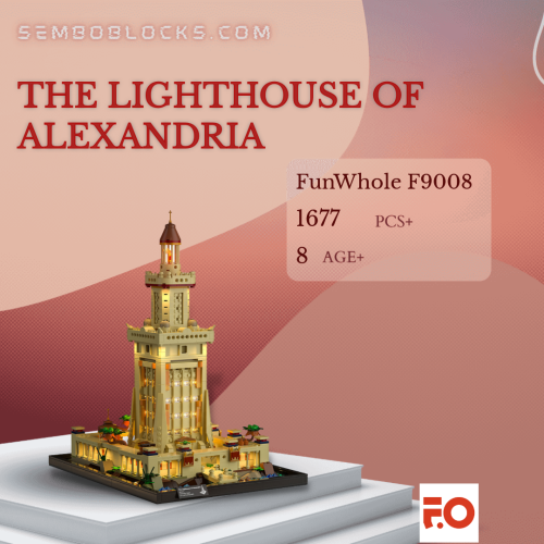 FunWhole F9008 Modular Building The Lighthouse of Alexandria