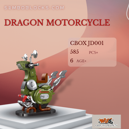 CBOX JD001 Creator Expert Dragon Motorcycle