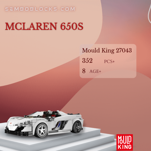 MOULD KING 27043 Technician McLaren 650S