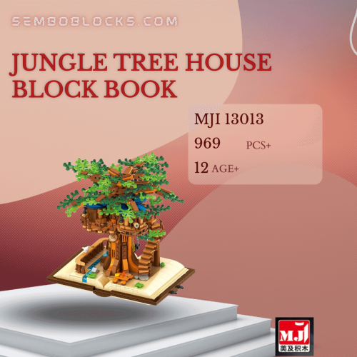 MJ 13013 Creator Expert Jungle Tree House Block Book