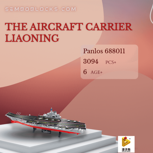 PANLOSBRICK 688011 Military The Aircraft Carrier Liaoning