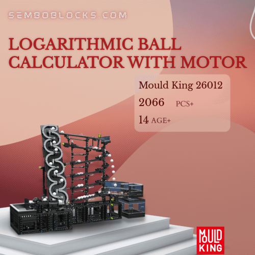 MOULD KING 26012 Technician Logarithmic Ball Calculator With Motor