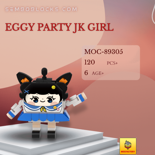 MOC Factory 89305 Movies and Games Eggy Party JK Girl