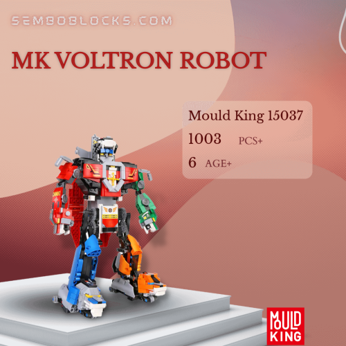 MOULD KING 15037 Movies and Games MK Voltron Robot