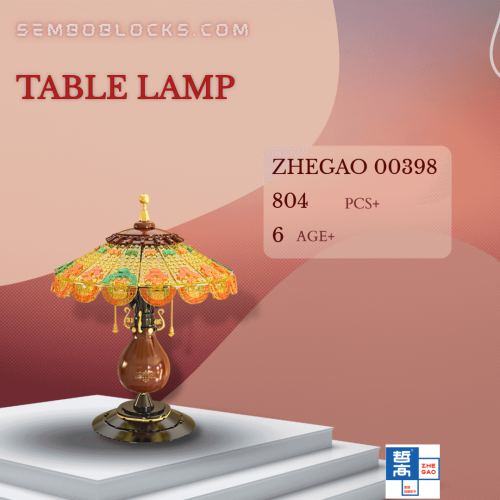 ZHEGAO 00398 Creator Expert Table Lamp