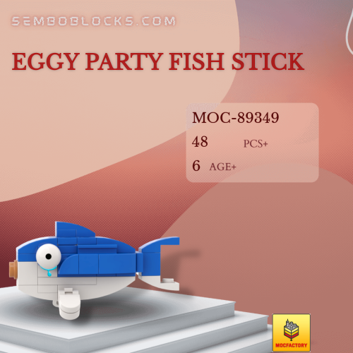 MOC Factory 89349 Creator Expert Eggy Party Fish Stick