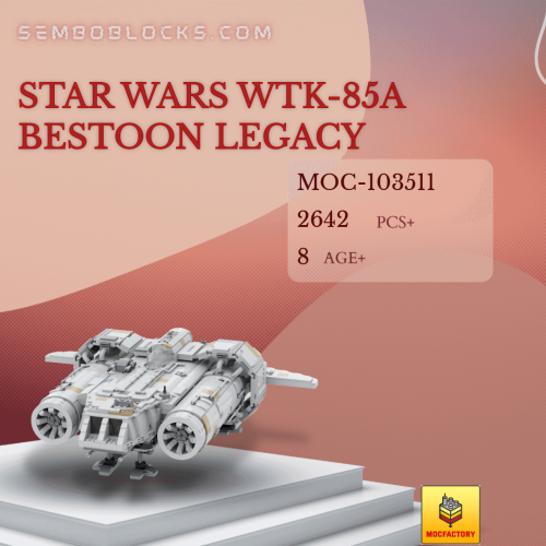 MOC Factory 103511 Star Wars Star Wars WTK-85A Bestoon Legacy