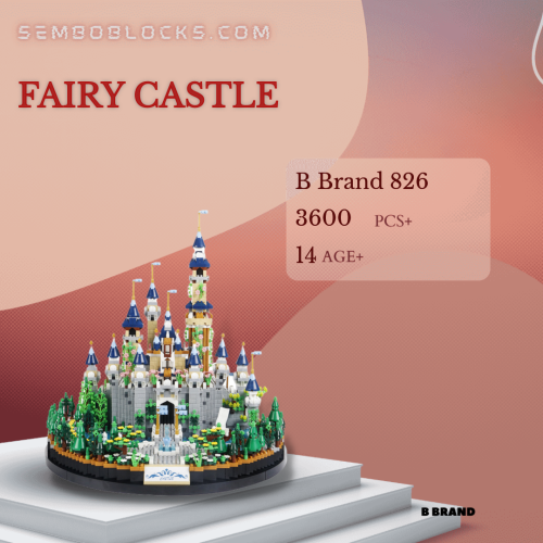 B Brand 826 Modular Building Fairy Castle