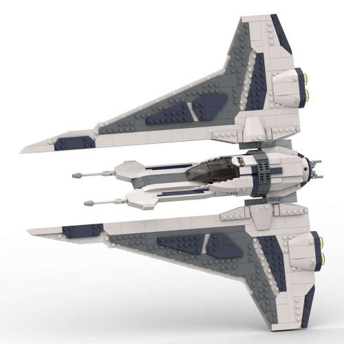 MOC Factory 143184 Star Wars Mandalorian Starfighter Kom'rk-class Fighter