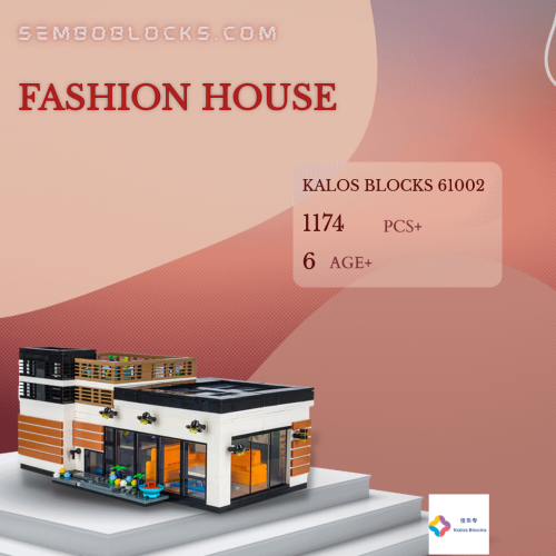 KALOS BLOCKS 61002 Modular Building Fashion House