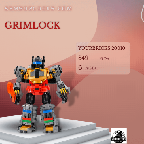 YOURBRICKS 20010 Creator Expert Grimlock