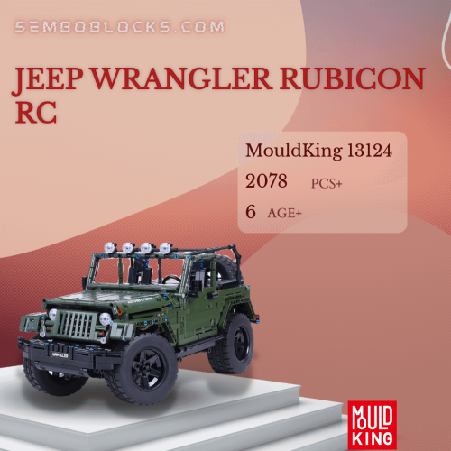 MOULD KING 13124 Technician Jeep Wrangler Rubicon RC