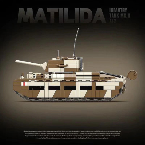 QUANGUAN 100236 Military Matilida Infantry Tank MK.II A12