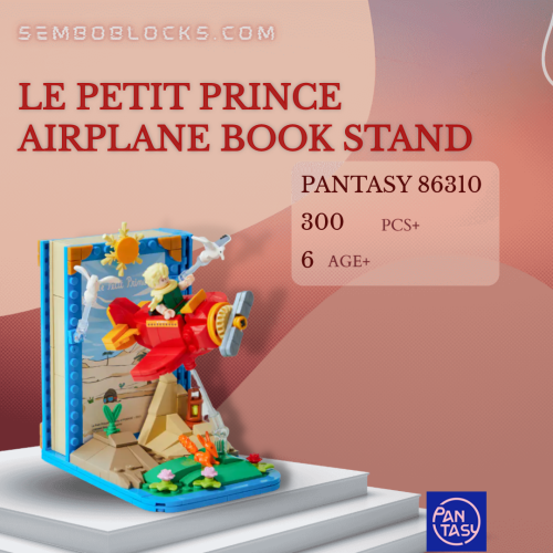 Pantasy 86310 Creator Expert Le Petit Prince Airplane Book Stand