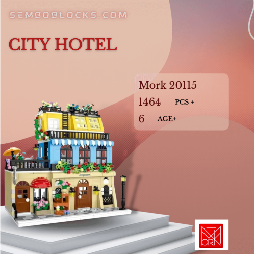 MORK 20115 Modular Building City Hotel