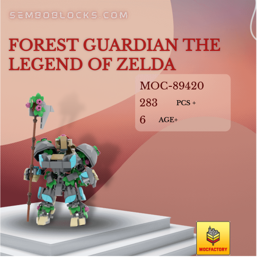 MOC Factory 89420 Creator Expert Forest Guardian The Legend Of Zelda
