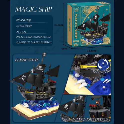 MJ 13019 Creator Expert Pirates Adyenture Ship Book