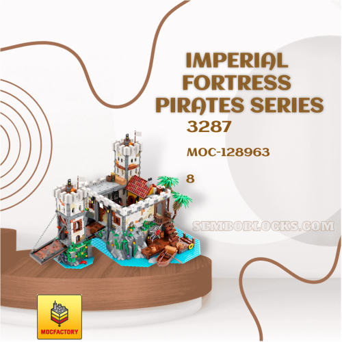 MOC Factory 128963 Creator Expert Imperial Fortress Pirates Series