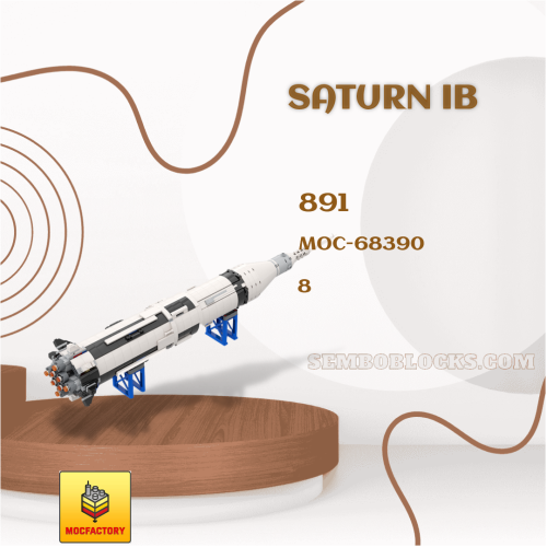 MOC Factory 68390 Space Saturn IB