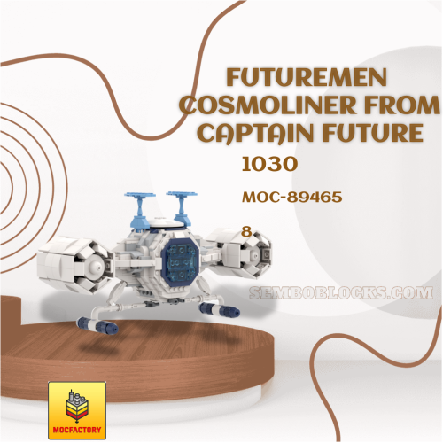 MOC Factory 89465 Space Futuremen Cosmoliner from Captain Future