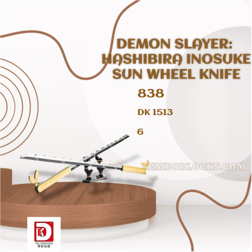 DK 1513 Movies and Games Demon Slayer: Hashibira Inosuke Sun Wheel Knife
