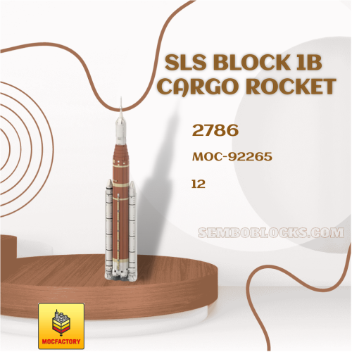 MOC Factory 92265 Space SLS Block 1B Cargo Rocket