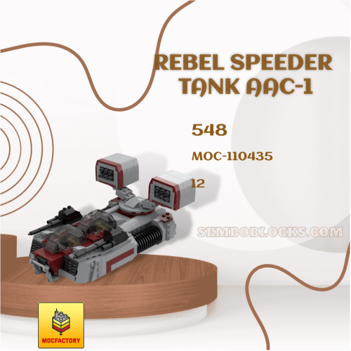 MOC Factory 110435 Star Wars Rebel Speeder Tank AAC-1