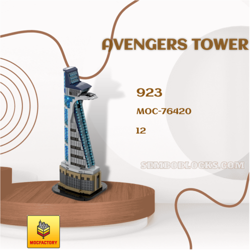 MOC Factory 76420 Modular Building Avengers Tower