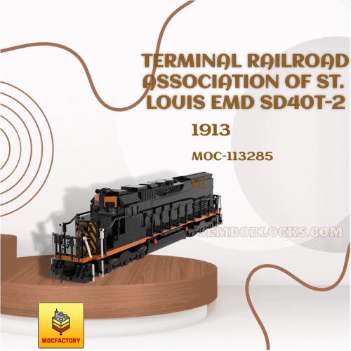 MOC Factory 113285 Technician Terminal Railroad Association of St. Louis EMD SD40T-2