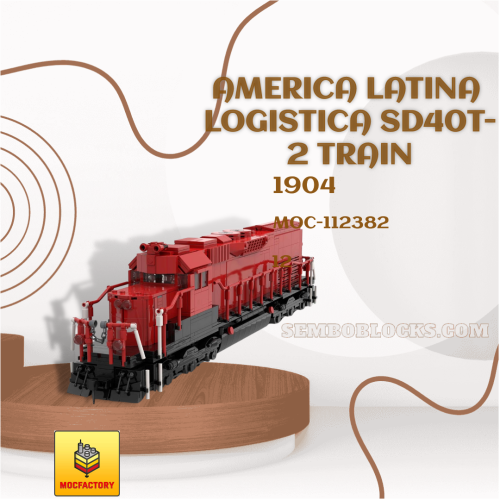 MOC Factory 112382 Technician America Latina Logistica SD40T-2 Train