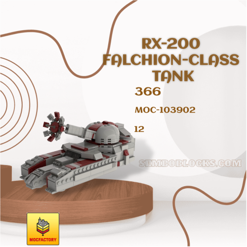 MOC Factory 103902 Star Wars RX-200 Falchion-Class Tank