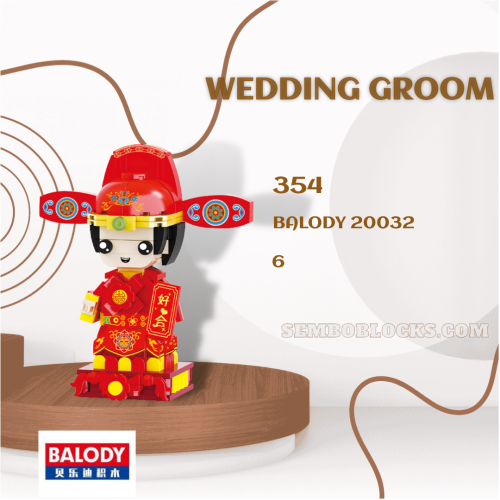 BALODY 20032 Creator Expert Wedding Groom