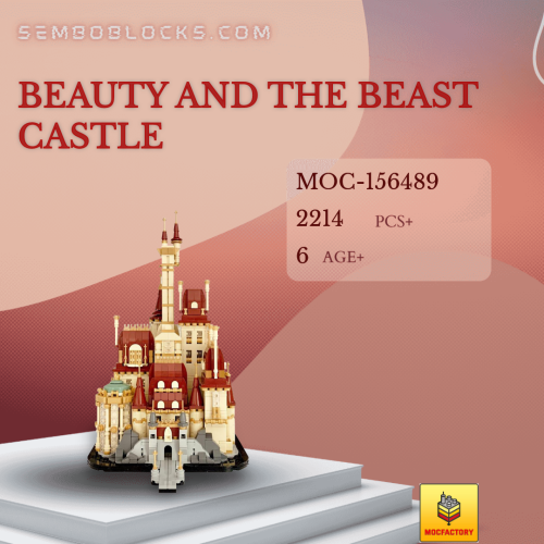 MOC Factory 156489 Movies and Games Beauty and the Beast Castle