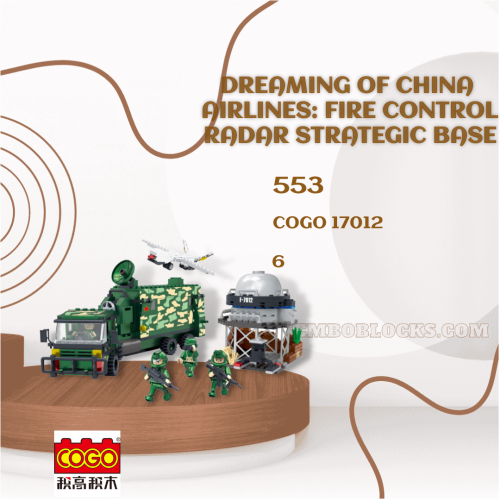 CoGo 17012 Military Dreaming of China Airlines: Fire Control Radar Strategic Base