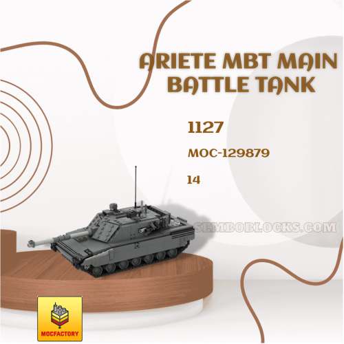 MOC Factory 129879 Military ARIETE MBT Main Battle Tank